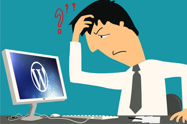 wordpress error