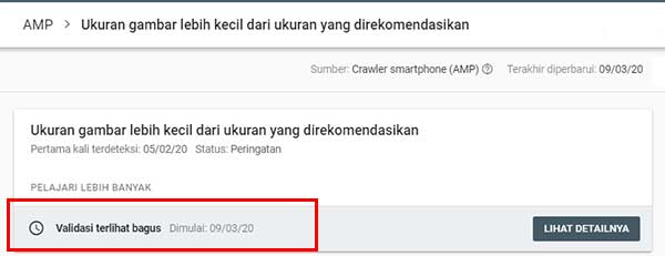 validasi berhasil