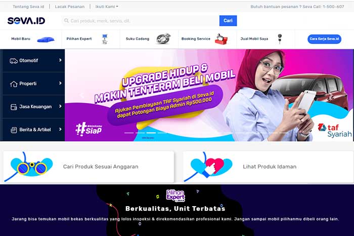 website seva otomotif