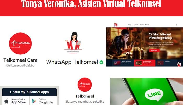 Cara Tanya Veronika, Asisten Virtual Telkomsel Dengan Mudah