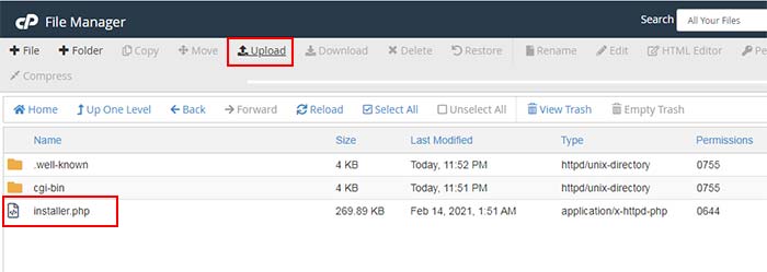 Upload File HTMLy ke Hosting