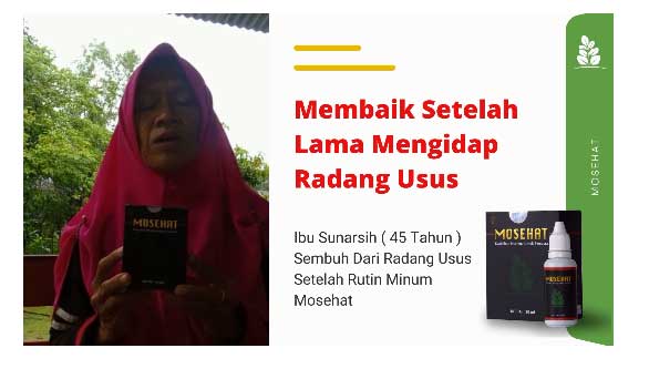 Testimoni Mosehat Sembuh dari Radang Usus oleh Ibu Sunarsih