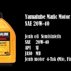 Yamalube Matic Motor Oil SAE 20W-40