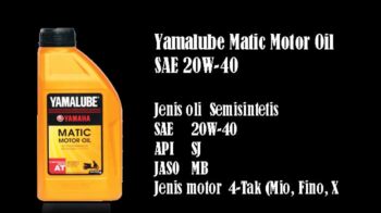 Yamalube Matic Motor Oil SAE 20W-40