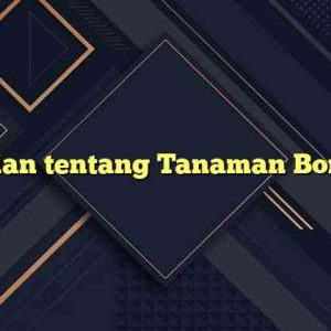 Uraian tentang Tanaman Bonsai