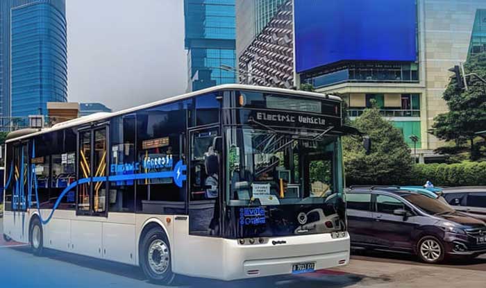 bus listrik invi