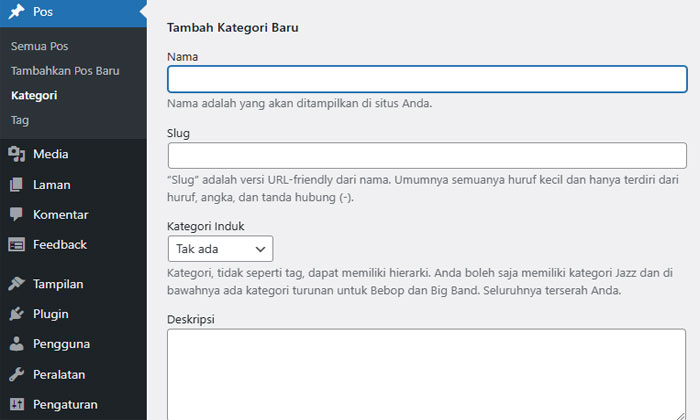 kategori tag label